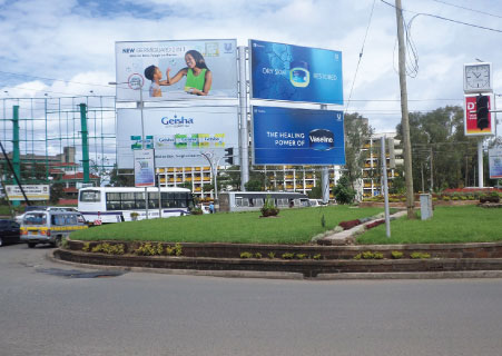 Outdoor advertising skysigns