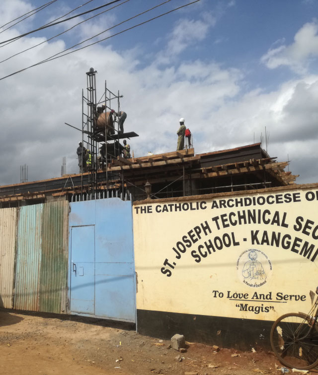 Change of land use, NEMA building works license for a mixed secondary school in nairobi kangemi area