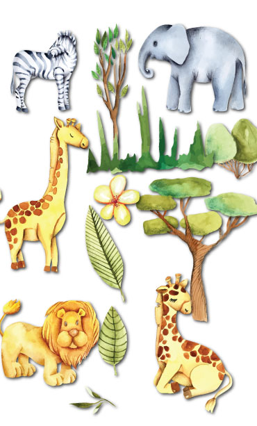 Kindergarten and nursery child care centres Illustrations